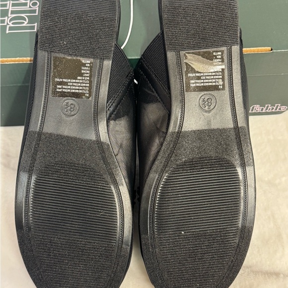 Wild Fable Pixie Floral Mesh Slip-on Mule Flats Memory Foam Insole Size 8.5 - Picture 5 of 8